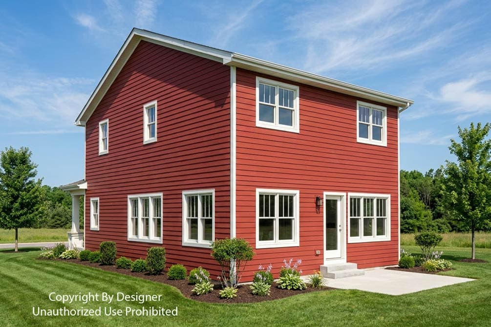 Plan 140072RK: Modern Farmhouse House Plan with 3 Beds, 2-Car Garage, and Upstairs Master - Image #2 - Craftsman, Farmhouse, Modern Farmhouse, Traditional