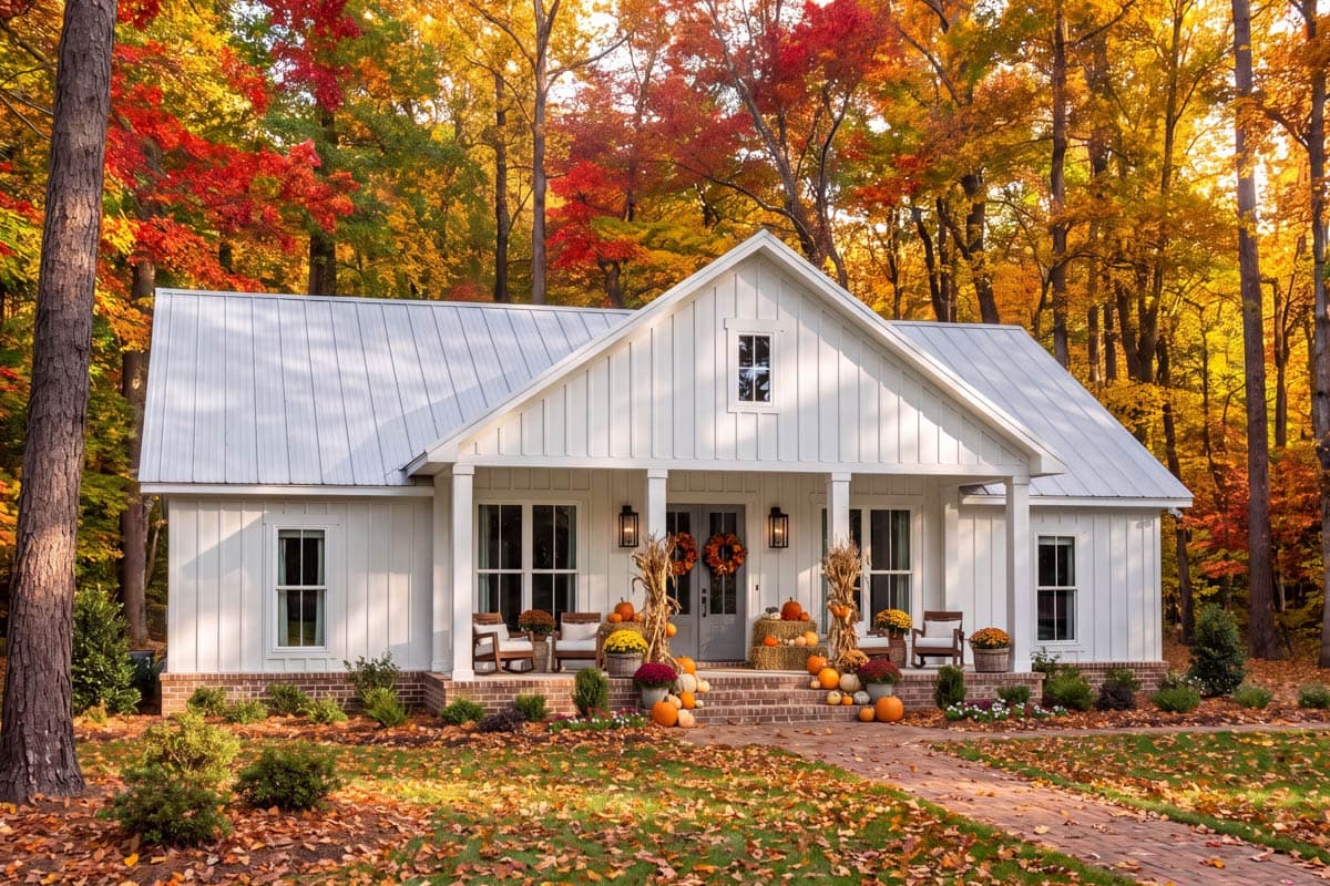 Plan 52041HZ: Country Farmhouse House Plan with 4 Beds, 3 Baths, and Dual Porches - Image #3 - Country, Farmhouse, Traditional