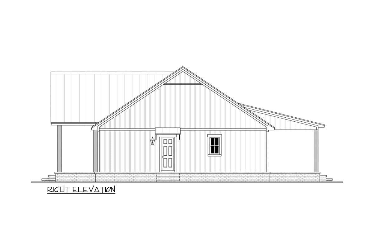 Plan 52041HZ: Country Farmhouse House Plan with 4 Beds, 3 Baths, and Dual Porches - Image #10 - Country, Farmhouse, Traditional