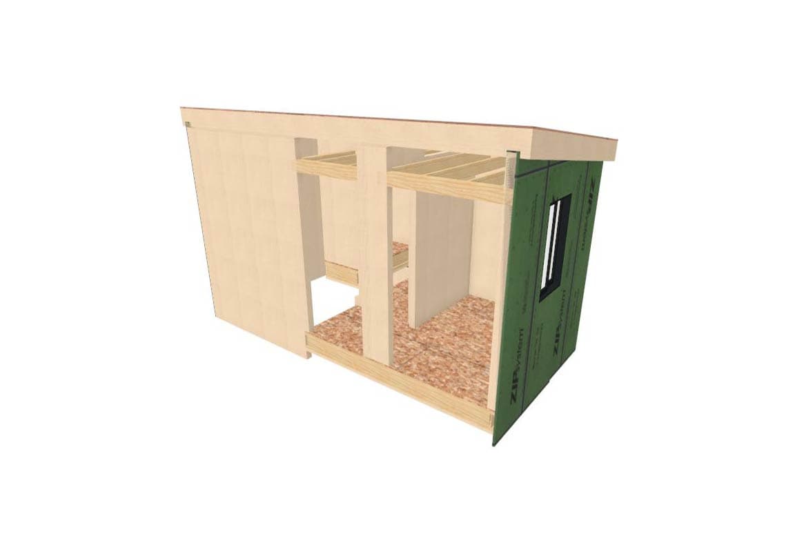 Plan 431000BOX: Box-Built 2-Bed Tiny Home Plan with Modern Styling - Image #13 - Cabin, Contemporary, Modern, Mountain, Vacation