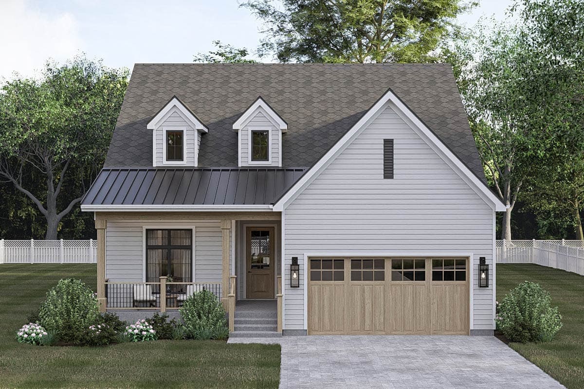 Plan 623639DJ: Modern Farmhouse House Plan with 3 Beds and Main Level Master - Image #3 - Country, Farmhouse, Traditional
