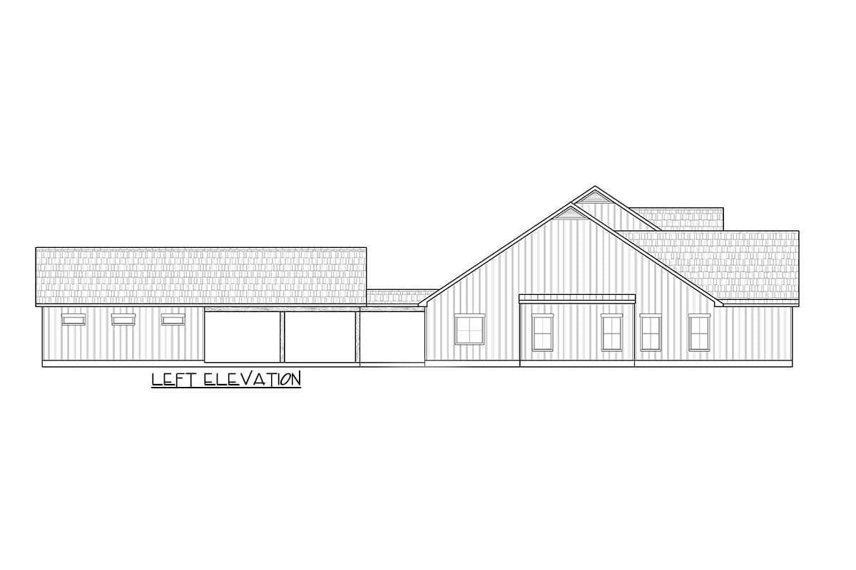 Plan 170019ADS: Modern Farmhouse House Plan with Workshop and 2-Car Carport - Image #5 - Modern Farmhouse, New American
