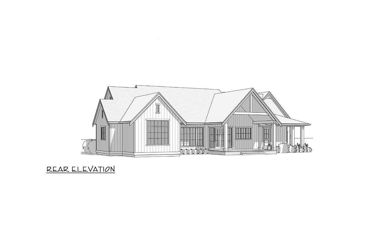Plan 270128AF: Modern Farmhouse House Plan with 3 Bedrooms and Expansive Outdoor Living - Image #30 - Farmhouse, Modern Farmhouse, New American