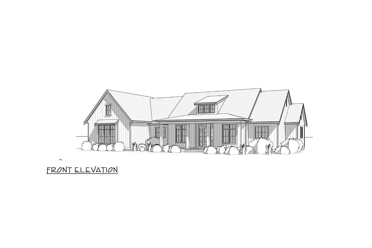 Plan 270128AF: Modern Farmhouse House Plan with 3 Bedrooms and Expansive Outdoor Living - Image #28 - Farmhouse, Modern Farmhouse, New American