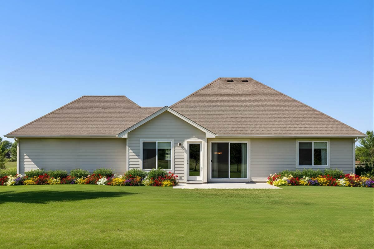Plan 267115SPK: Craftsman Ranch House Plan with 3-Car Garage and 2 or 3 Bedrooms - Image #2 - Contemporary, Craftsman, Northwest, Ranch, Traditional