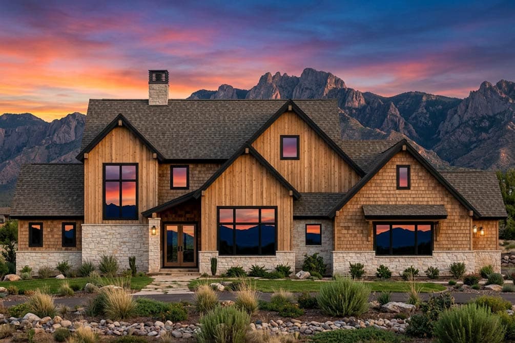 Plan 818205JSS: Modern Transitional House Plan with 5 Bedrooms and Game Room - Image #5 - Craftsman, Modern Farmhouse, Mountain, Transitional