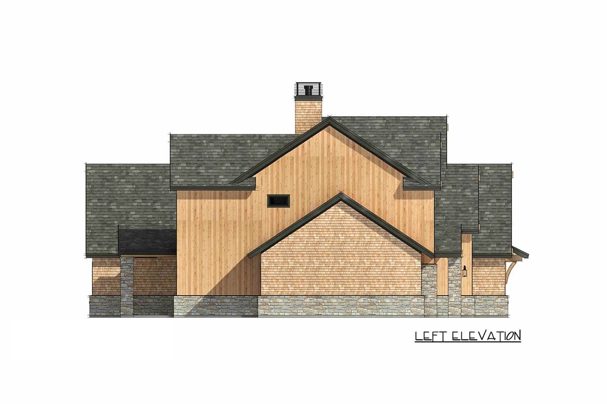 Plan 818205JSS: Modern Transitional House Plan with 5 Bedrooms and Game Room - Image #8 - Craftsman, Modern Farmhouse, Mountain, Transitional