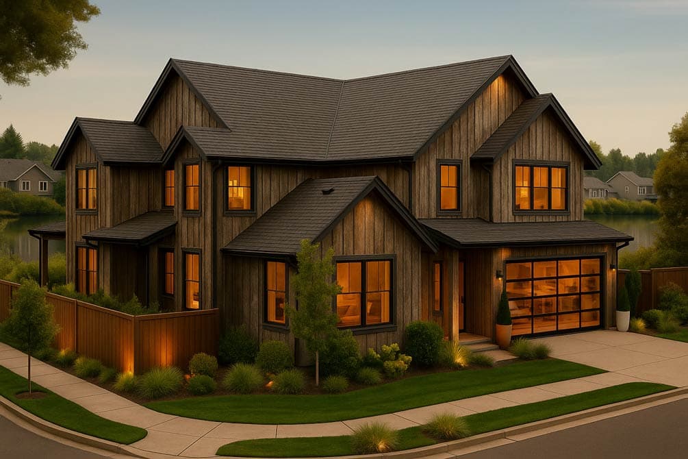Plan 85478MS: Four-Bedroom Modern Farmhouse House Plan with Den and Workshop - Image #2 - Farmhouse, Modern Farmhouse, Northwest
