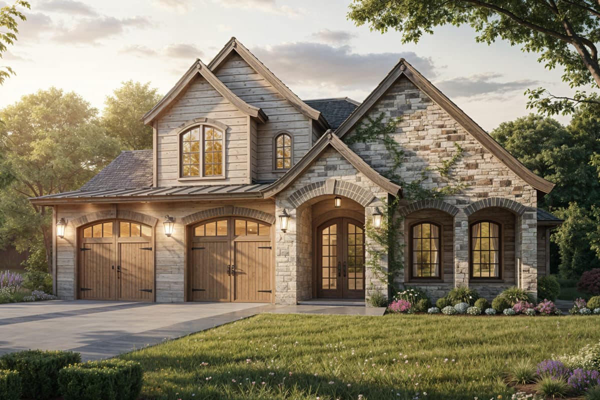 Plan image - 85483MS:Craftsman House Plan with 4 Bedrooms, Home Office, and Outdoor Kitchen