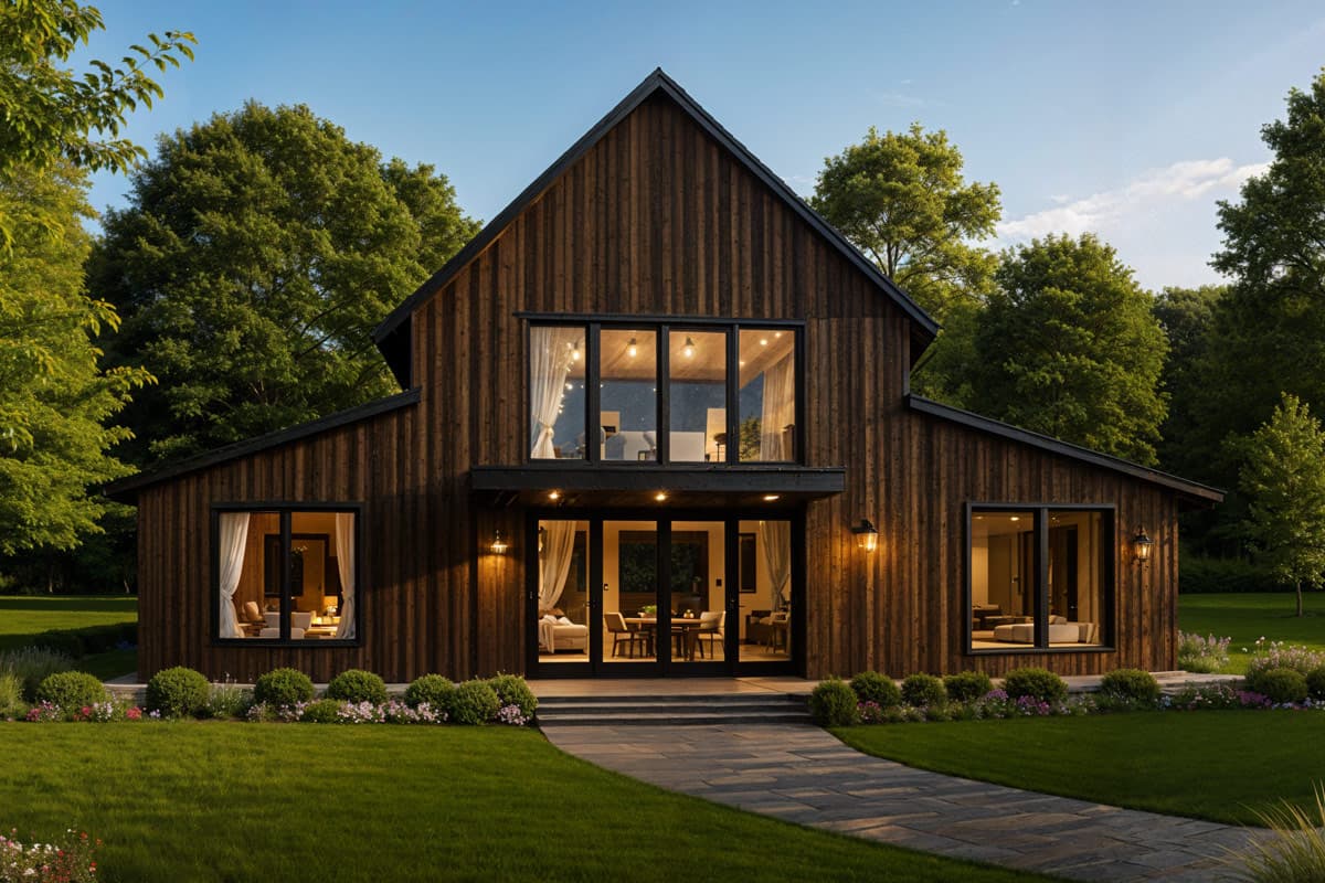 Plan image - 85486MS:Barndominium Farmhouse House Plan with 3 Beds and 4-Car Garage