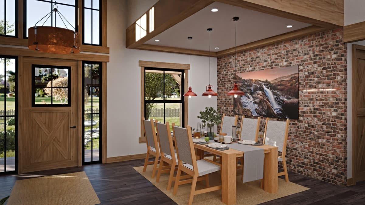 Plan 85489MS: Contemporary Barndominium House Plan with 4-5 Bedrooms, Bonus, and Workshop - Image #7 - Barndominium, Contemporary, Modern Farmhouse, Rustic