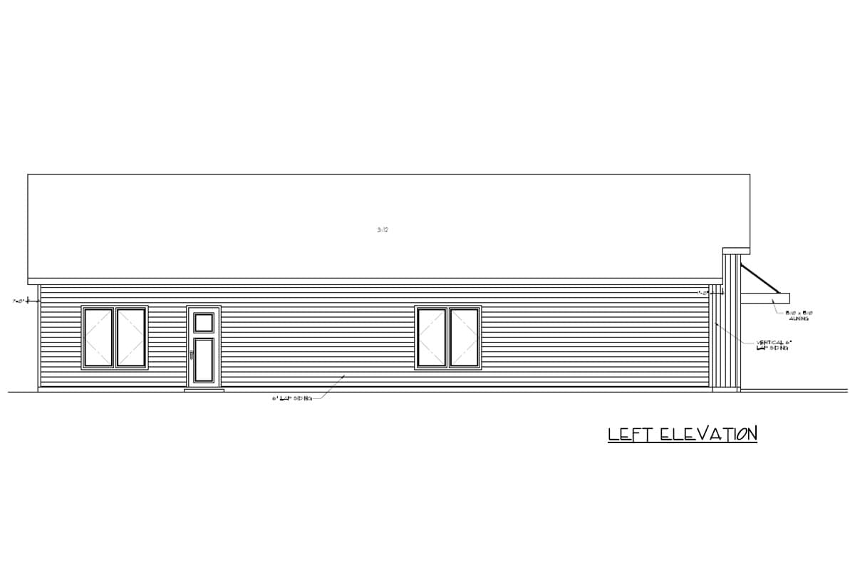 Plan 85493MS: Contemporary Mountain Ranch House Plan with Workshop and 3-Car Garage - Image #3 - Contemporary, Modern, Mountain, Ranch, Transitional