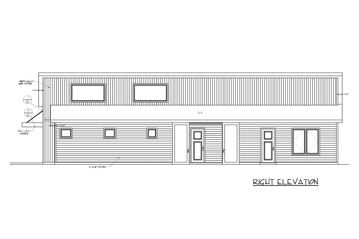 Plan 85493MS: Contemporary Mountain Ranch House Plan with Workshop and 3-Car Garage - Image #5 - Contemporary, Modern, Mountain, Ranch, Transitional