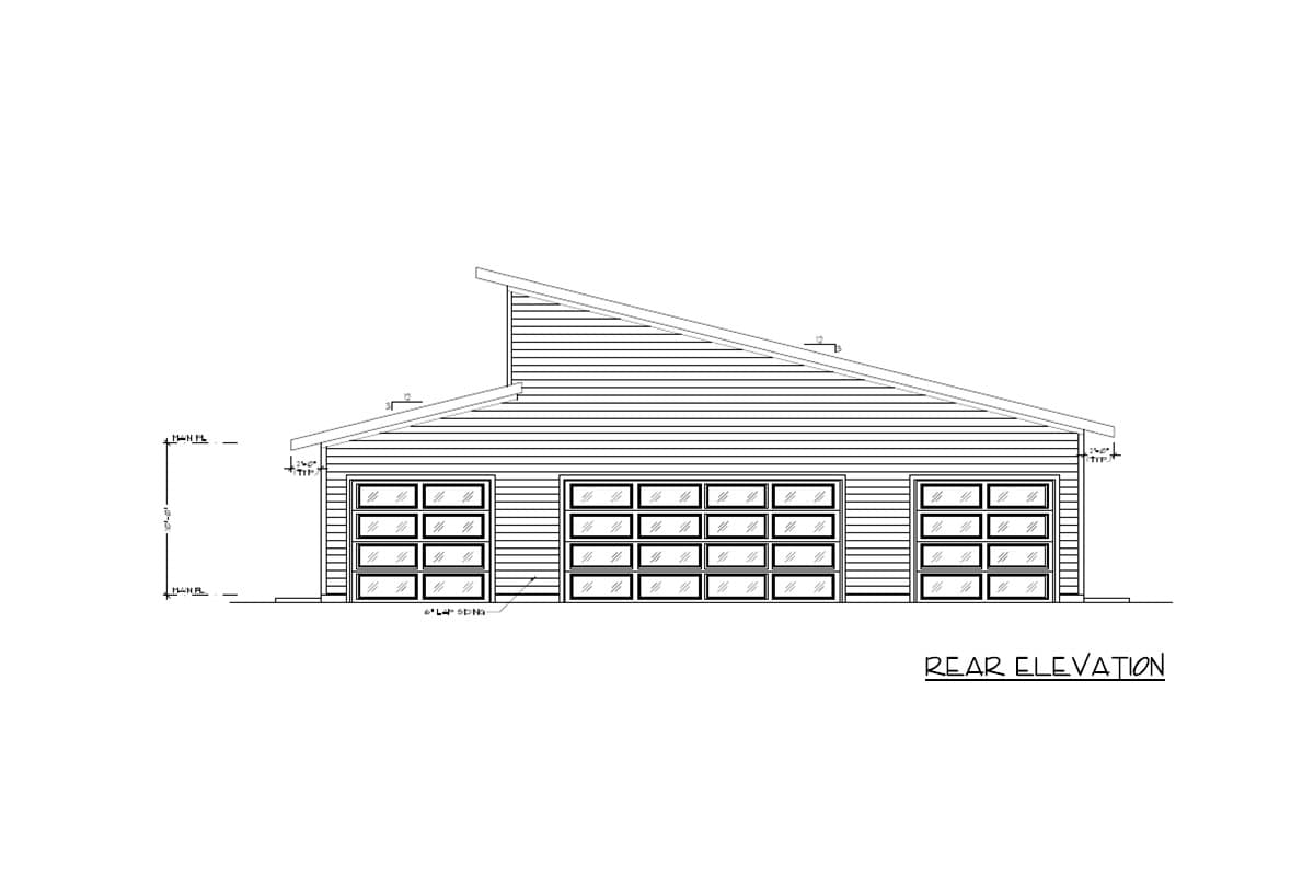 Plan 85493MS: Contemporary Mountain Ranch House Plan with Workshop and 3-Car Garage - Image #4 - Contemporary, Modern, Mountain, Ranch, Transitional