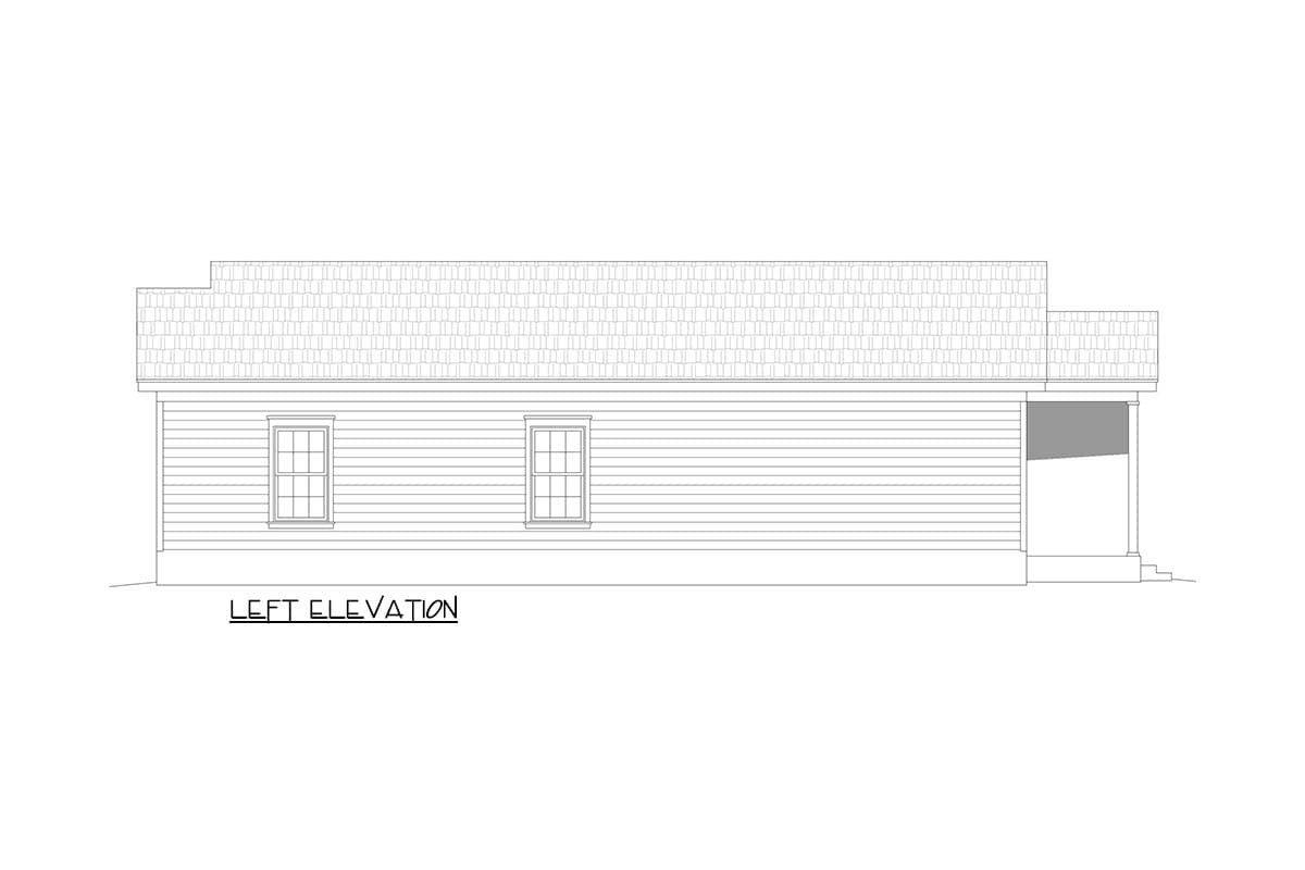 Plan 680677VR: Traditional 3 Bedroom Ranch House Plan with Inviting Front Porch - Image #4 - Ranch, Traditional