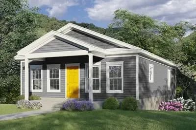 Traditional 3 Bedroom Ranch House Plan with Inviting Front Porch