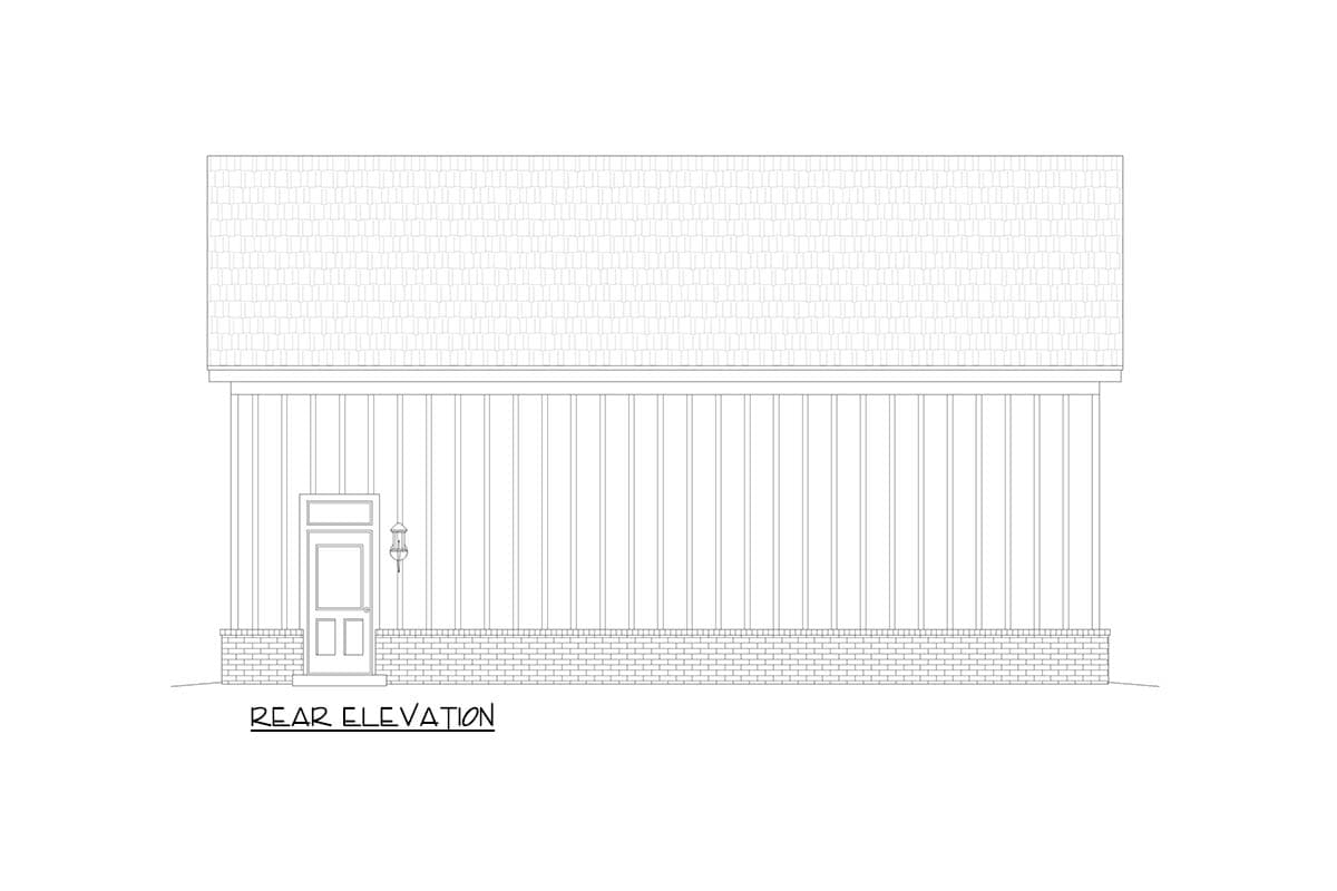 Plan 680676VR: Spacious 3-Car Garage Plan with Lift-Friendly Ceilings and Ample Storage Space - Image #4 - Craftsman