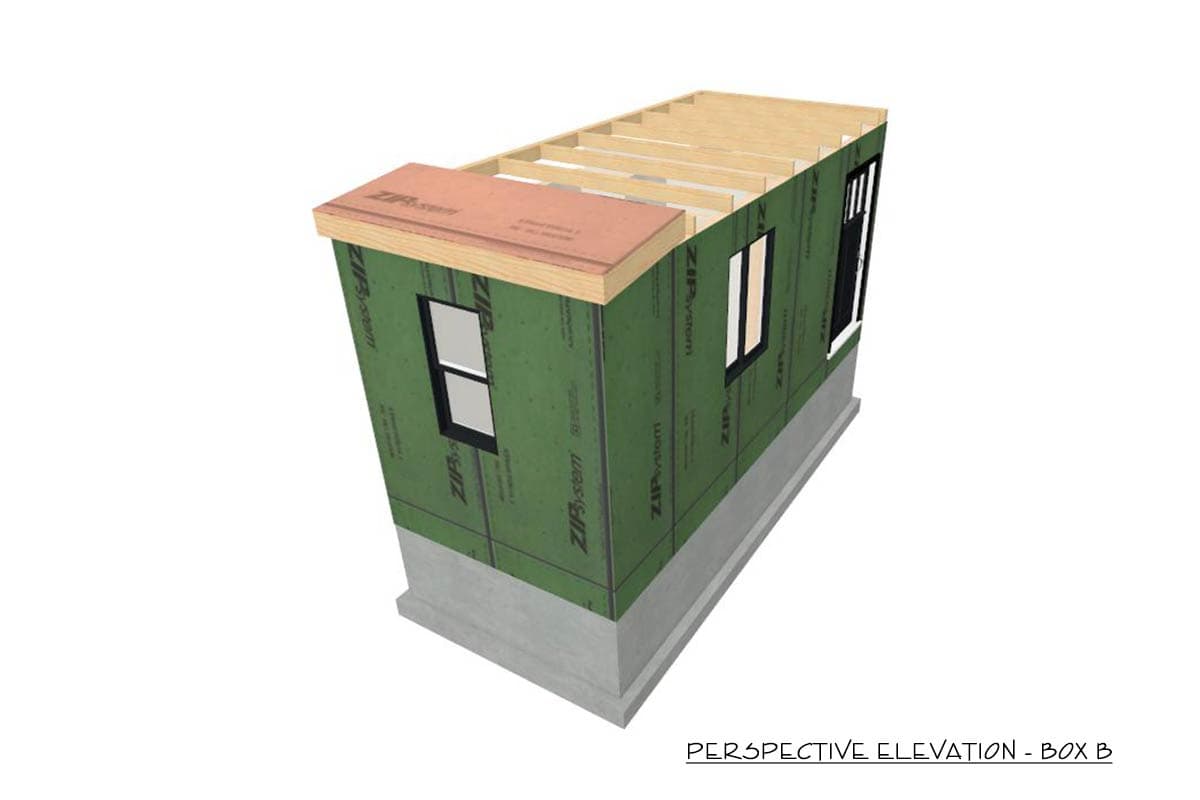 Plan 431001BOX: Box-Built 3-Bed Tiny Barndominium Plan with Main Level Master - Image #11 - Barndominium, Country, Farmhouse, Modern Farmhouse, Mountain, Vacation