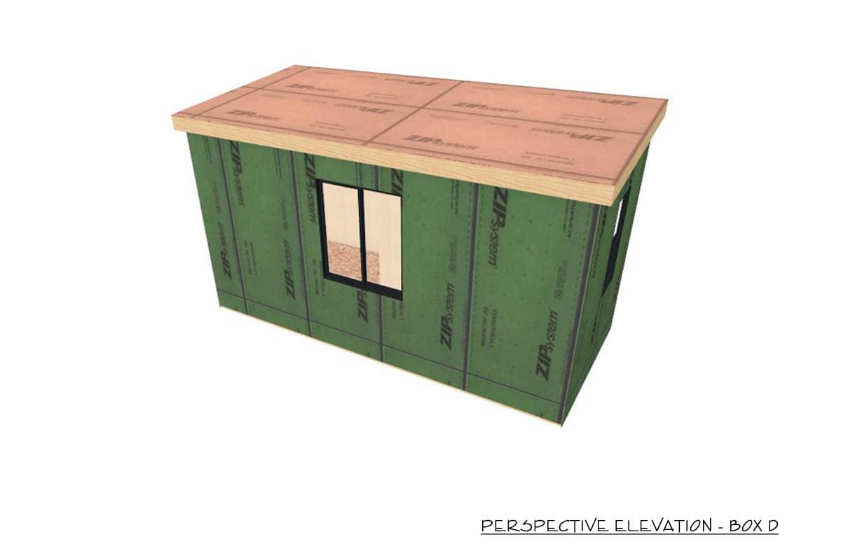 Plan 431001BOX: Box-Built 3-Bed Tiny Barndominium Plan with Main Level Master - Image #13 - Barndominium, Country, Farmhouse, Modern Farmhouse, Mountain, Vacation