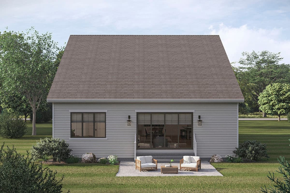 Plan 623640DJ: Modern Farmhouse House Plan with 4 Beds, Main Level Master, and 2-Car Garage - Image #6 - Modern Farmhouse