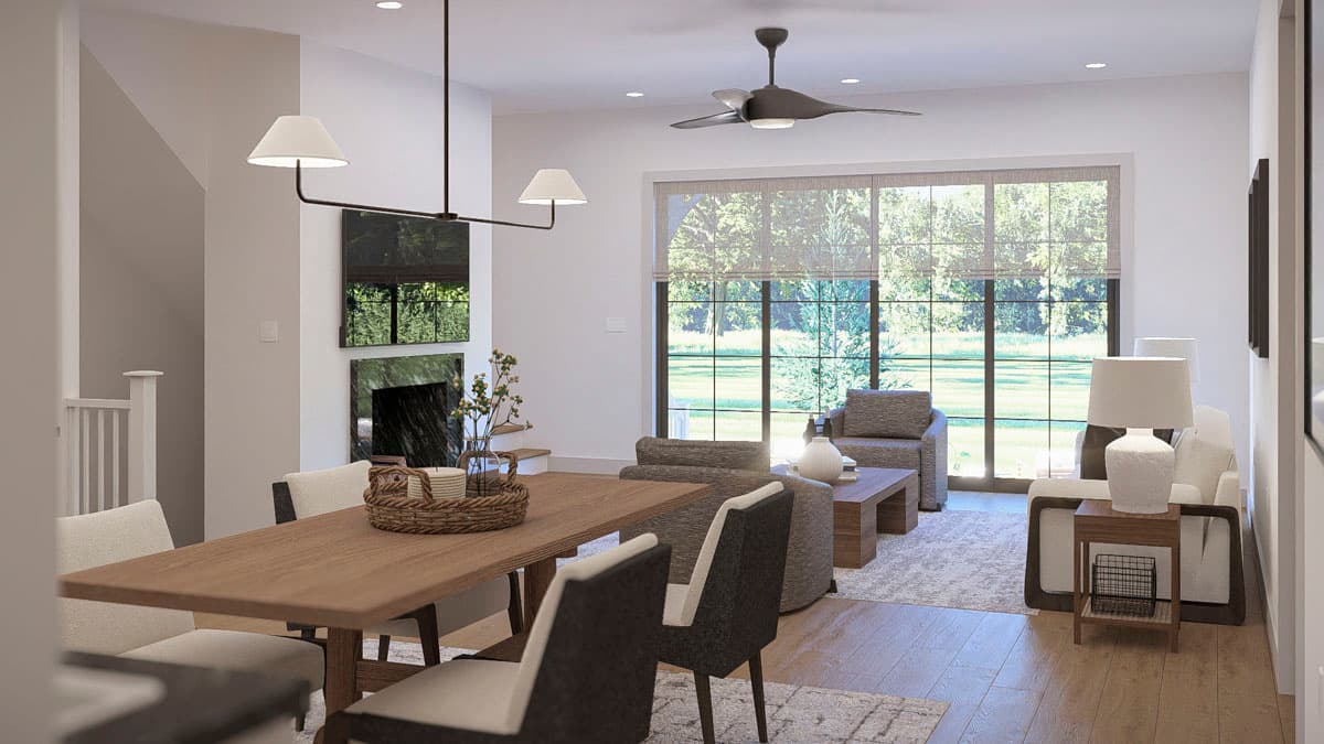 Plan 623640DJ: Modern Farmhouse House Plan with 4 Beds, Main Level Master, and 2-Car Garage - Image #9 - Modern Farmhouse