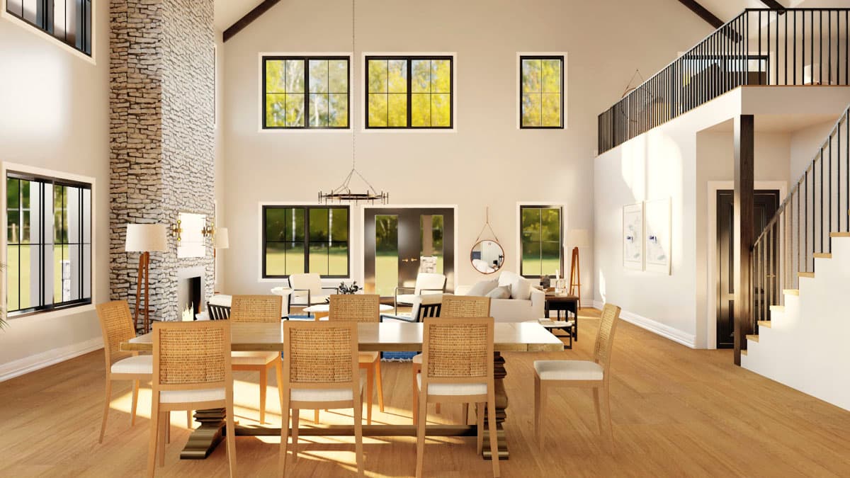 Plan 135422GRA: Barndominium House Plan with Workshop and 6-Car Garage - Image #9 - Barndominium, Country, Farmhouse