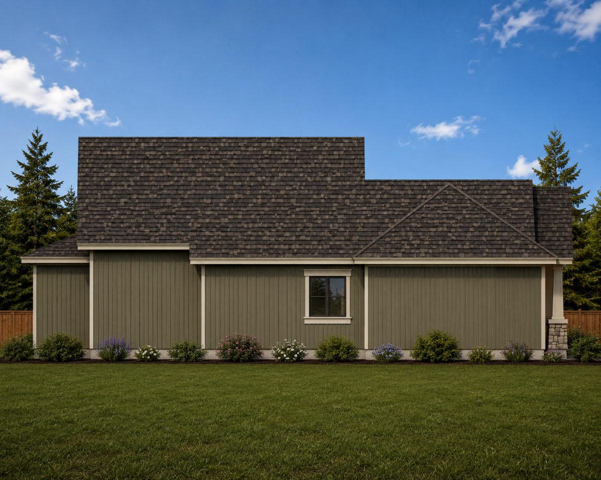 Plan 267116SPK: Northwest Craftsman House Plan with 3 Beds, Den, and Bonus Room - Image #2 - Craftsman, Northwest