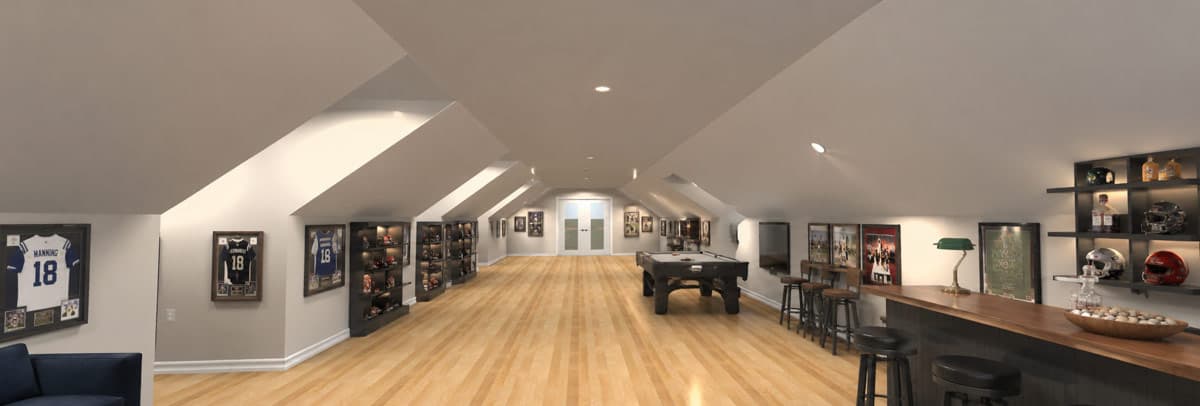 Plan 61750UT: Expansive 3-Car Garage House Plan with Bonus Room and Decks - Image #6 - Traditional