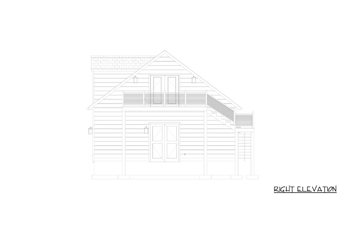 Plan 61750UT: Expansive 3-Car Garage House Plan with Bonus Room and Decks - Image #12 - Traditional