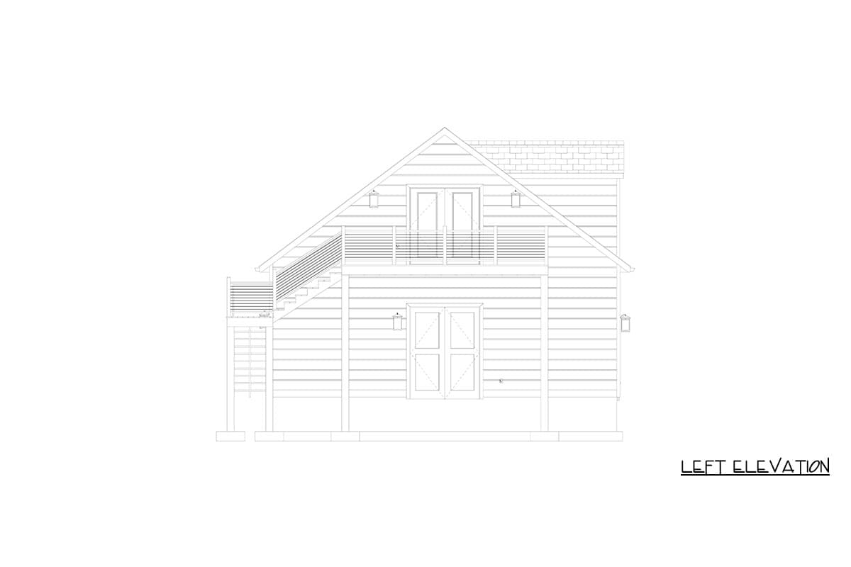 Plan 61750UT: Expansive 3-Car Garage House Plan with Bonus Room and Decks - Image #10 - Traditional