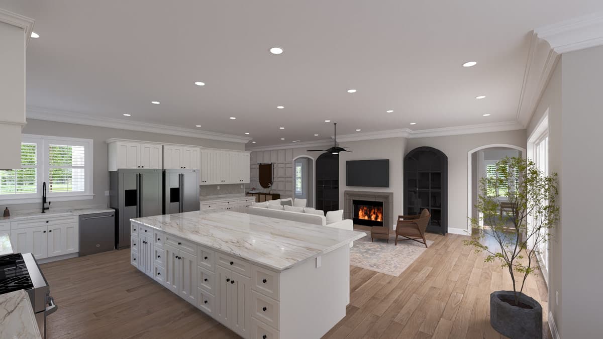 Plan 61751UT: Traditional House Plan with 3-4 Bedrooms, Home Theater, and Walkout Basement - Image #17 - New American, Traditional
