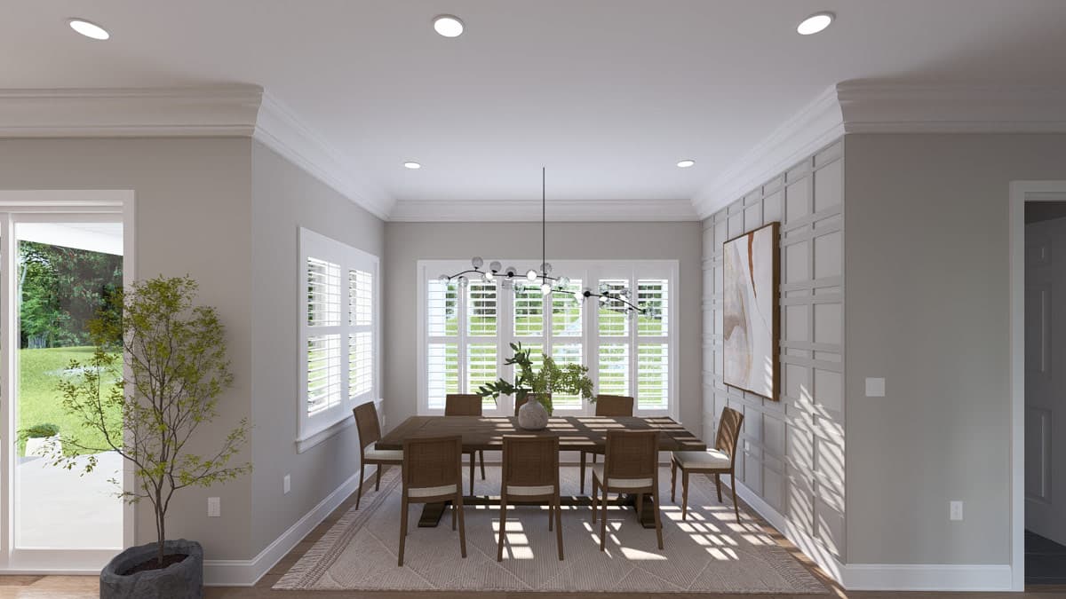 Plan 61751UT: Traditional House Plan with 3-4 Bedrooms, Home Theater, and Walkout Basement - Image #16 - New American, Traditional