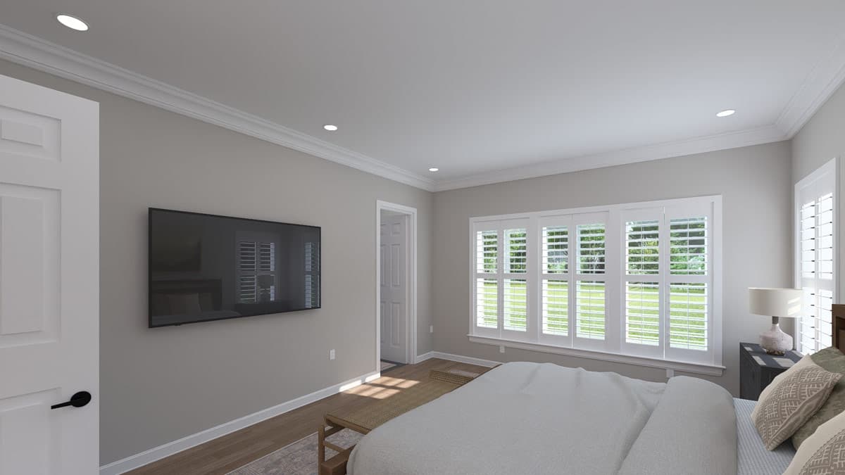 Plan 61751UT: Traditional House Plan with 3-4 Bedrooms, Home Theater, and Walkout Basement - Image #27 - New American, Traditional