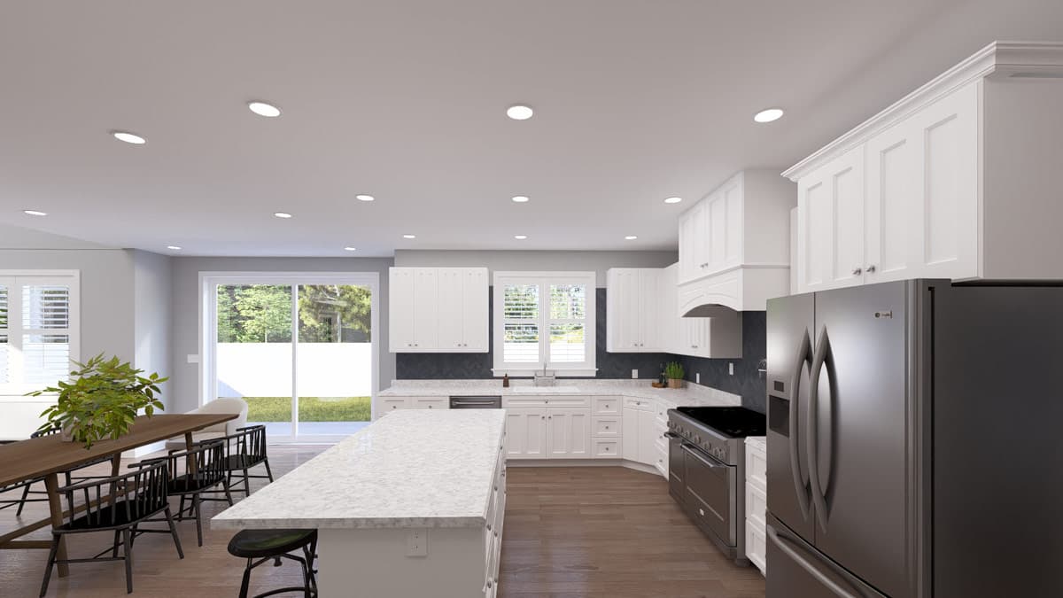 Plan 61752UT: 4166 Sq Ft Traditional Farmhouse House Plan with 5 Bedroom and 3-Car Garage - Image #17 - Craftsman, Modern Farmhouse, Traditional