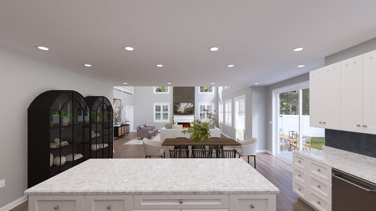 Plan 61752UT: 4166 Sq Ft Traditional Farmhouse House Plan with 5 Bedroom and 3-Car Garage - Image #18 - Craftsman, Modern Farmhouse, Traditional