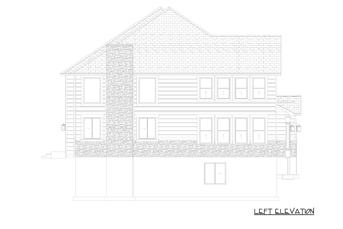 Plan 61752UT: 4166 Sq Ft Traditional Farmhouse House Plan with 5 Bedroom and 3-Car Garage - Image #22 - Craftsman, Modern Farmhouse, Traditional