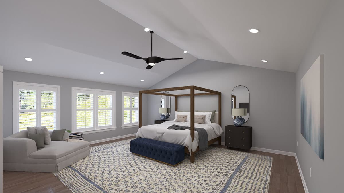 Plan 61752UT: 4166 Sq Ft Traditional Farmhouse House Plan with 5 Bedroom and 3-Car Garage - Image #19 - Craftsman, Modern Farmhouse, Traditional