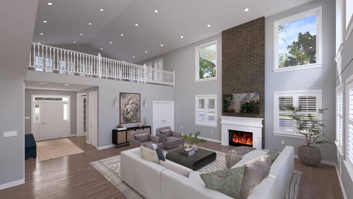 Plan 61752UT: 4166 Sq Ft Traditional Farmhouse House Plan with 5 Bedroom and 3-Car Garage - Image #13 - Craftsman, Modern Farmhouse, Traditional