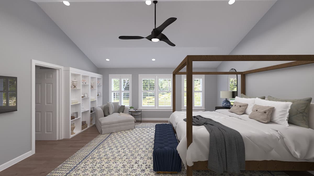 Plan 61752UT: 4166 Sq Ft Traditional Farmhouse House Plan with 5 Bedroom and 3-Car Garage - Image #20 - Craftsman, Modern Farmhouse, Traditional