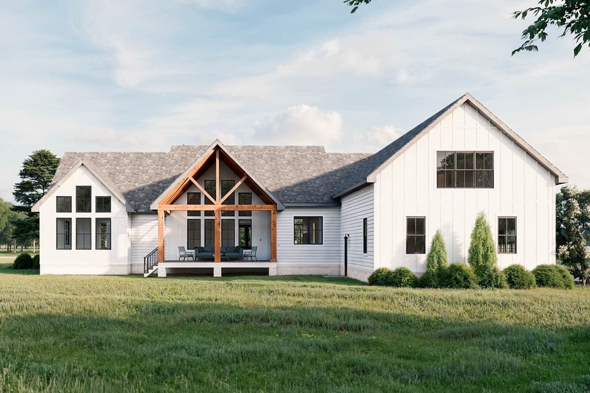 Plan 500098VV: Modern Farmhouse House Plan with 3 Beds and Bonus Room - Image #5 - Country, Craftsman, Farmhouse, Modern Farmhouse