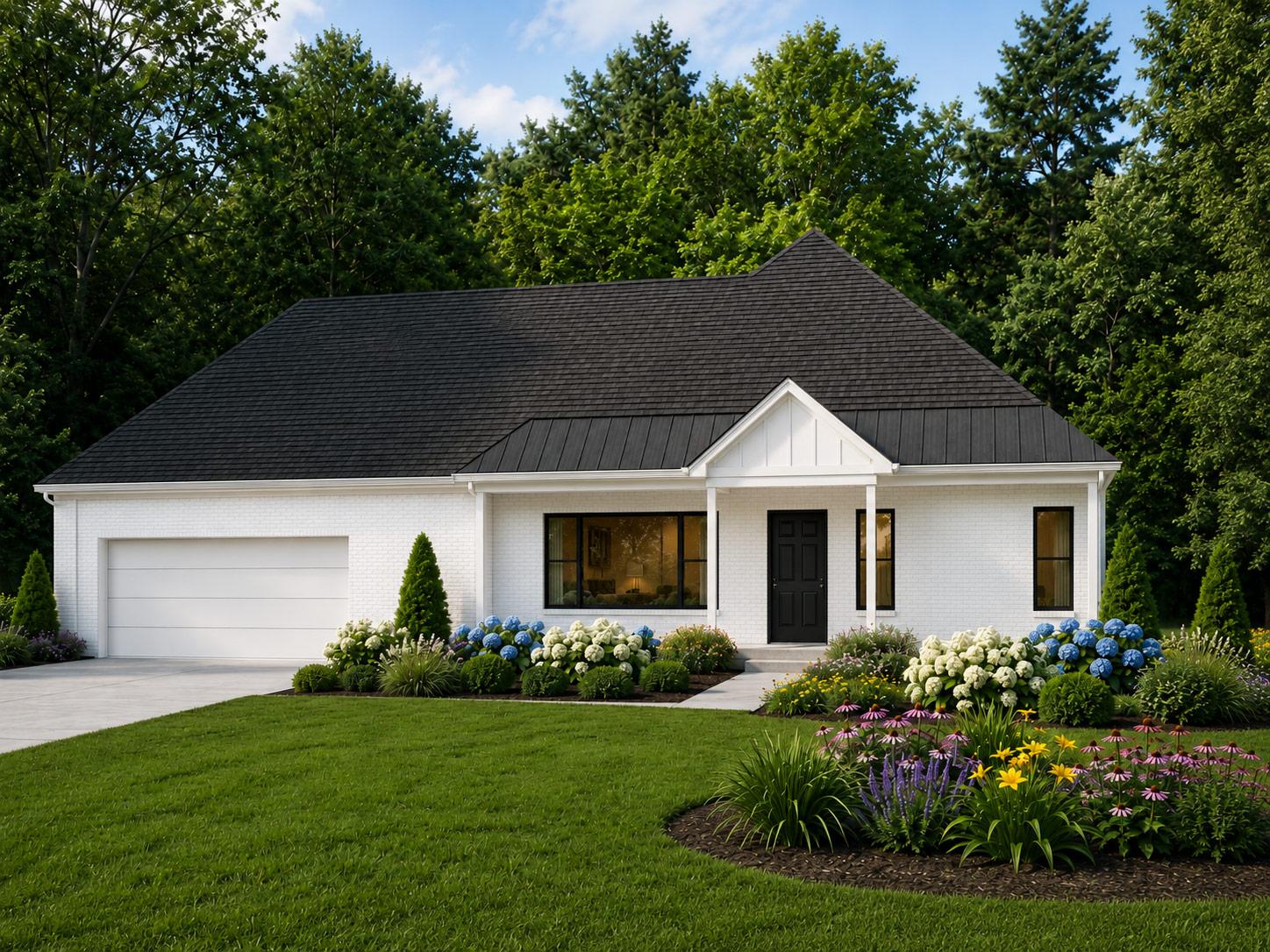 Plan 849094PGE: Accessible Modern Farmhouse House Plan with 1 Bedroom and Home Office - Image #2 - Craftsman, Modern Farmhouse, Traditional