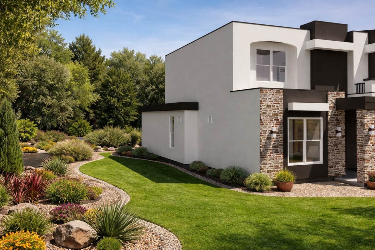 Plan 506060BRY: Contemporary House Plan with 4 Bedrooms, 3-Car Garage, and Rooftop Deck - Image #2 - Contemporary, Modern, Southwest