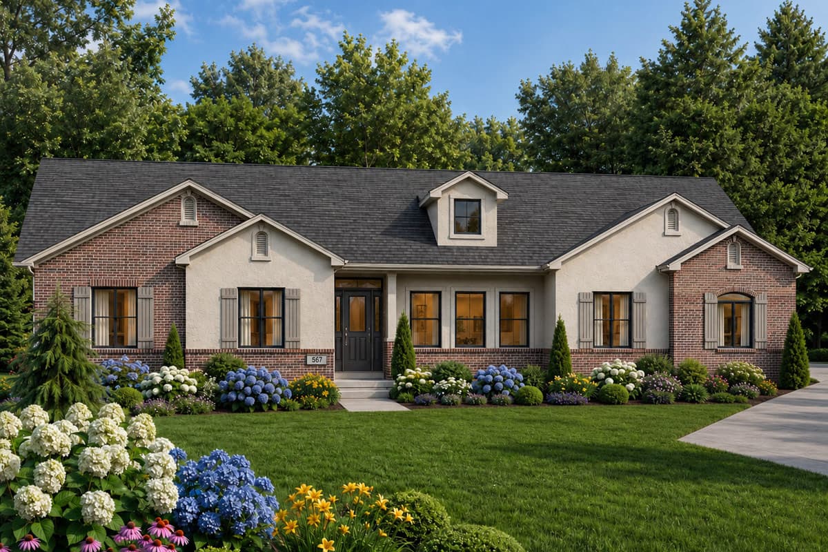 Plan image - 849096PGE:Farmhouse House Plan with 2212 Sq Ft and Versatile Bedrooms