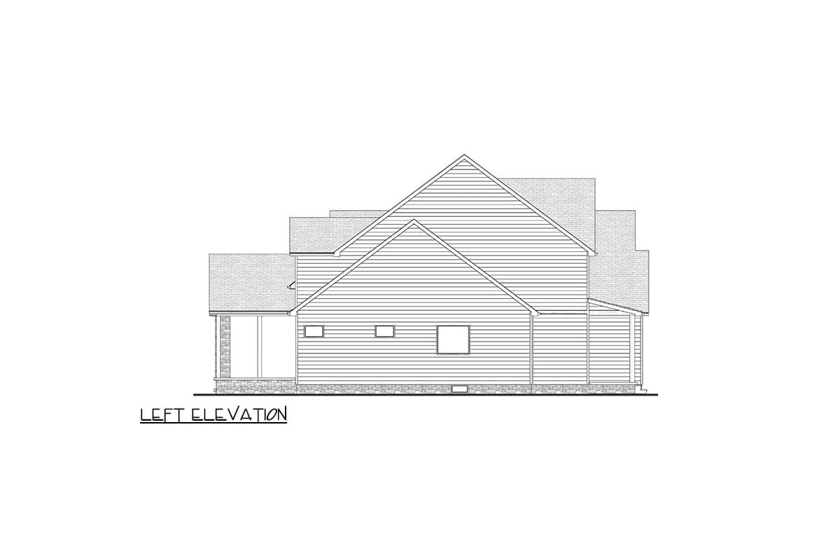 Plan 911034JVD: Spacious Modern Farmhouse House Plan with 4 Beds, Home Office, and 3-Car Garage - Image #20 - Country, Craftsman, Farmhouse, Modern Farmhouse, Southern