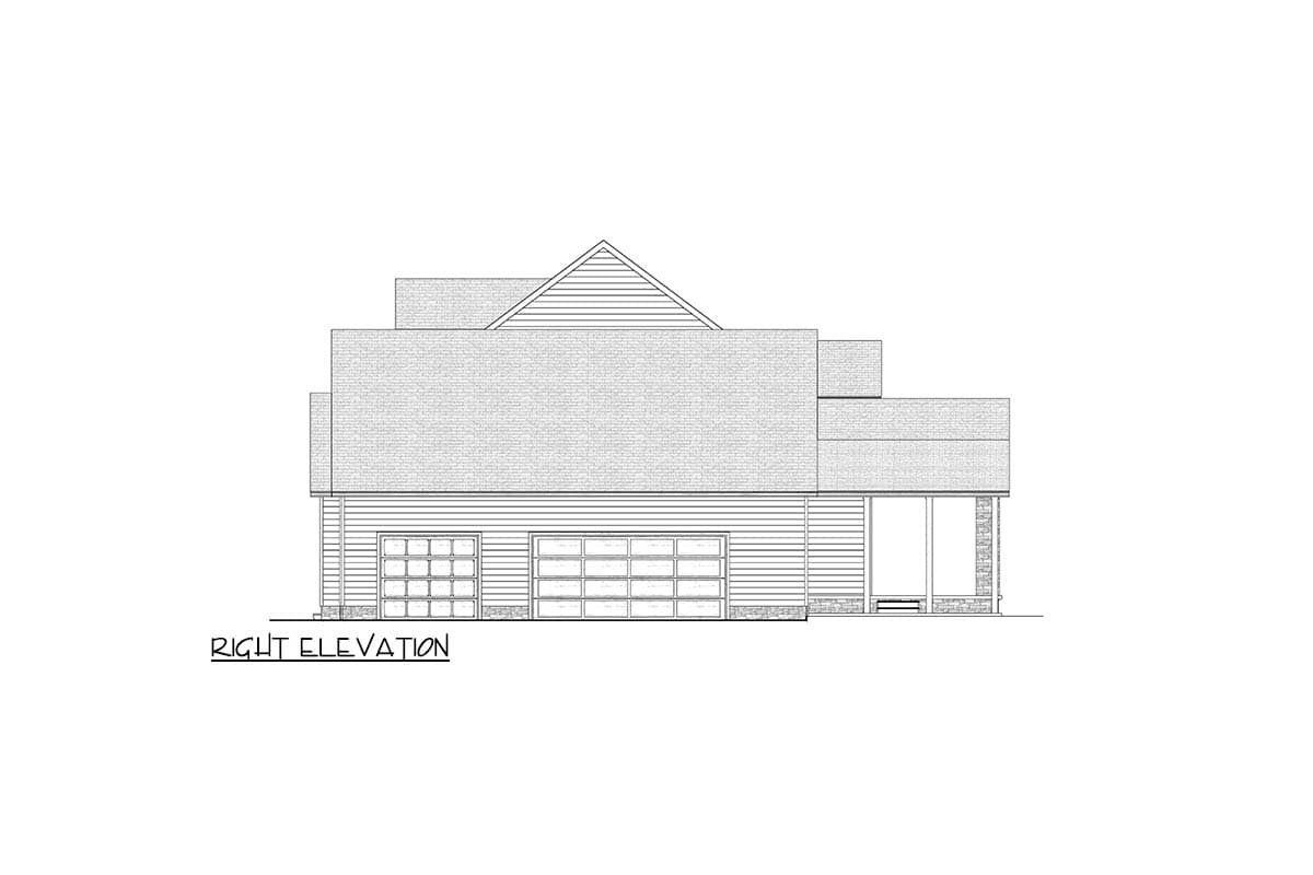 Plan 911034JVD: Spacious Modern Farmhouse House Plan with 4 Beds, Home Office, and 3-Car Garage - Image #22 - Country, Craftsman, Farmhouse, Modern Farmhouse, Southern
