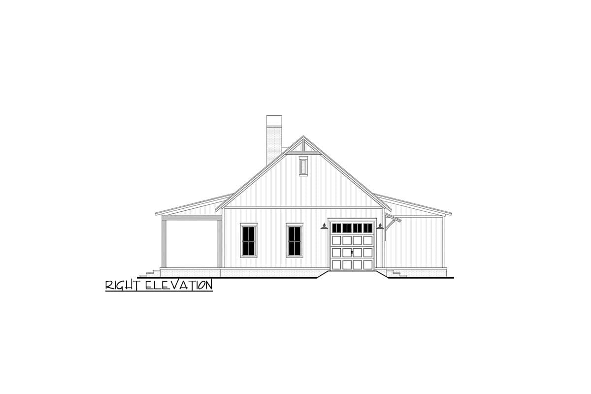 Plan 52043HZ: Modern Barndominium House Plan with Wraparound Porch and Vaulted Great Room - Image #11 - Barndominium, Country, Farmhouse, Southern