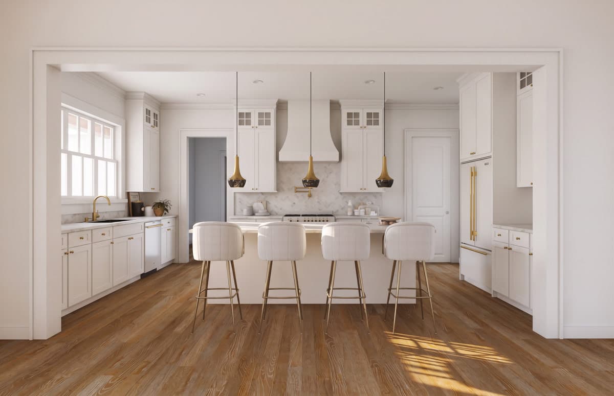 Plan 810062RBT: Modern Farmhouse House Plan with 3 Beds and Vaulted Great Room - Image #8 - Country, Farmhouse, Modern Farmhouse, New American, Traditional