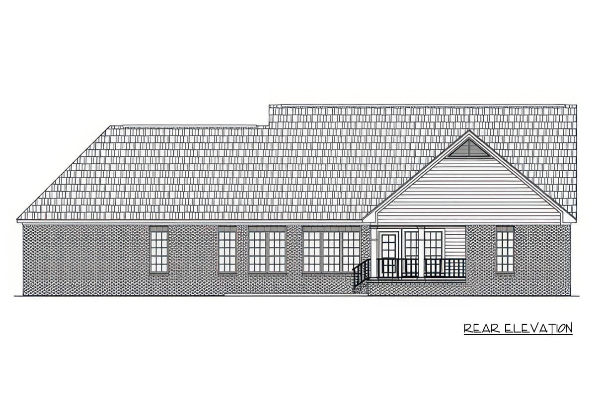 Plan 51386MM: Country Ranch House Plan with 3 Beds, 2-Car Garage, and Bonus - Image #2 - Country, Ranch, Traditional