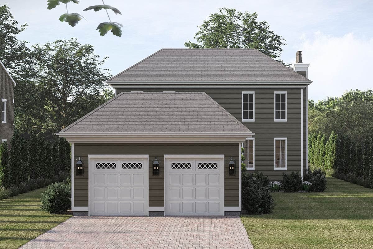 Plan 623643DJ:  Traditional Victorian House Plan with 4 Bedrooms and Detached Garage - Image #5 - Traditional, Victorian