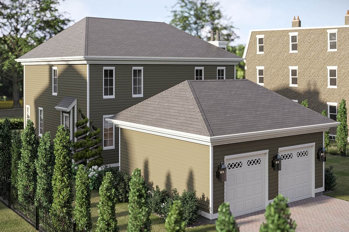 Plan 623643DJ:  Traditional Victorian House Plan with 4 Bedrooms and Detached Garage - Image #7 - Traditional, Victorian